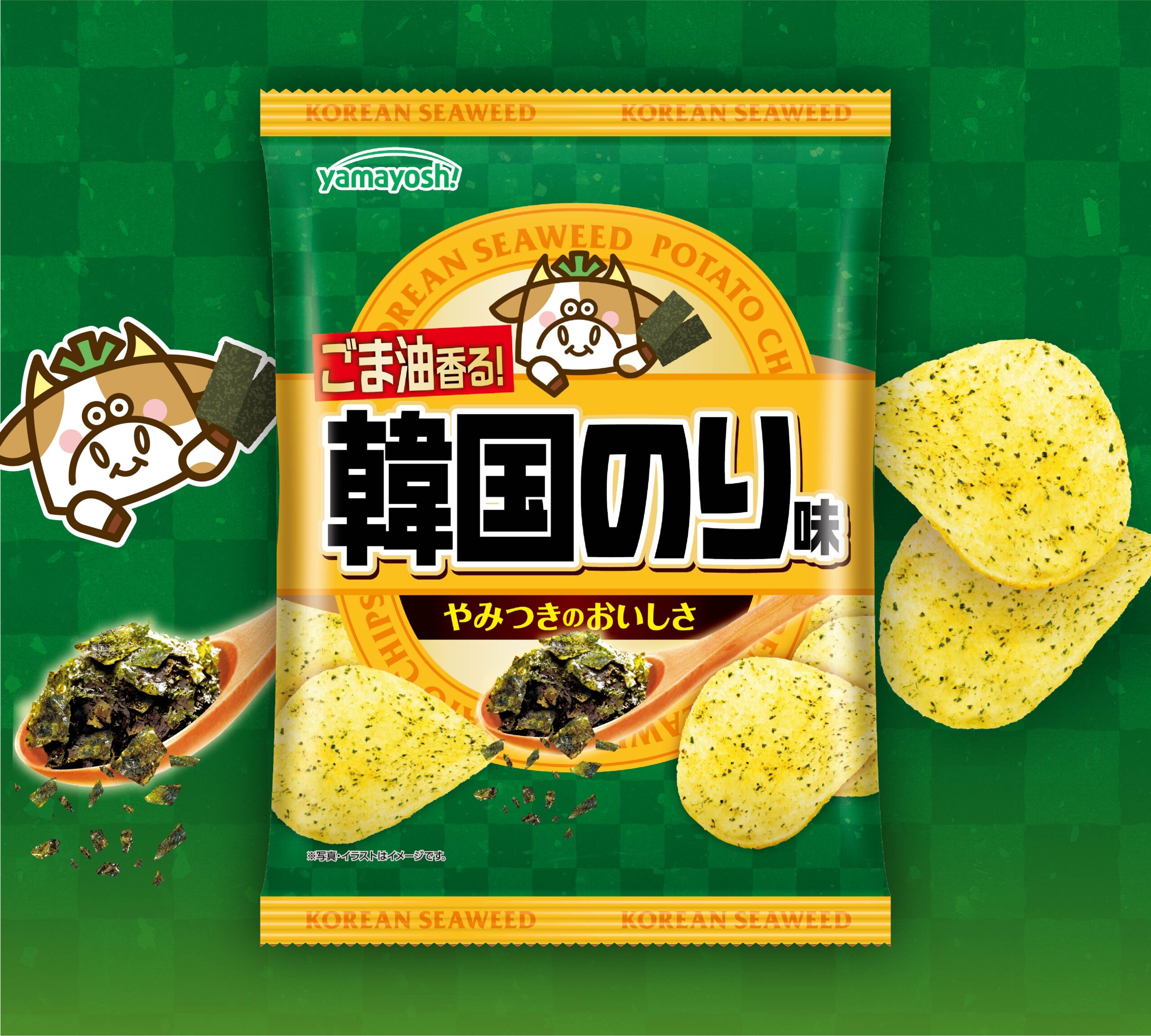 ポテトチップス　韓国のり味