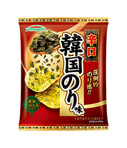 ポテトチップス　辛口 韓国のり味